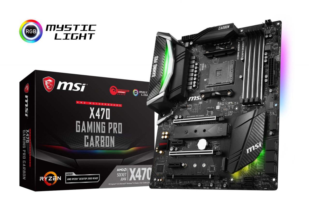 [15/04/2018] MSI X470 Gaming Pro Carbon für AMDs Ryzen-CPUs mit Sockel AM4