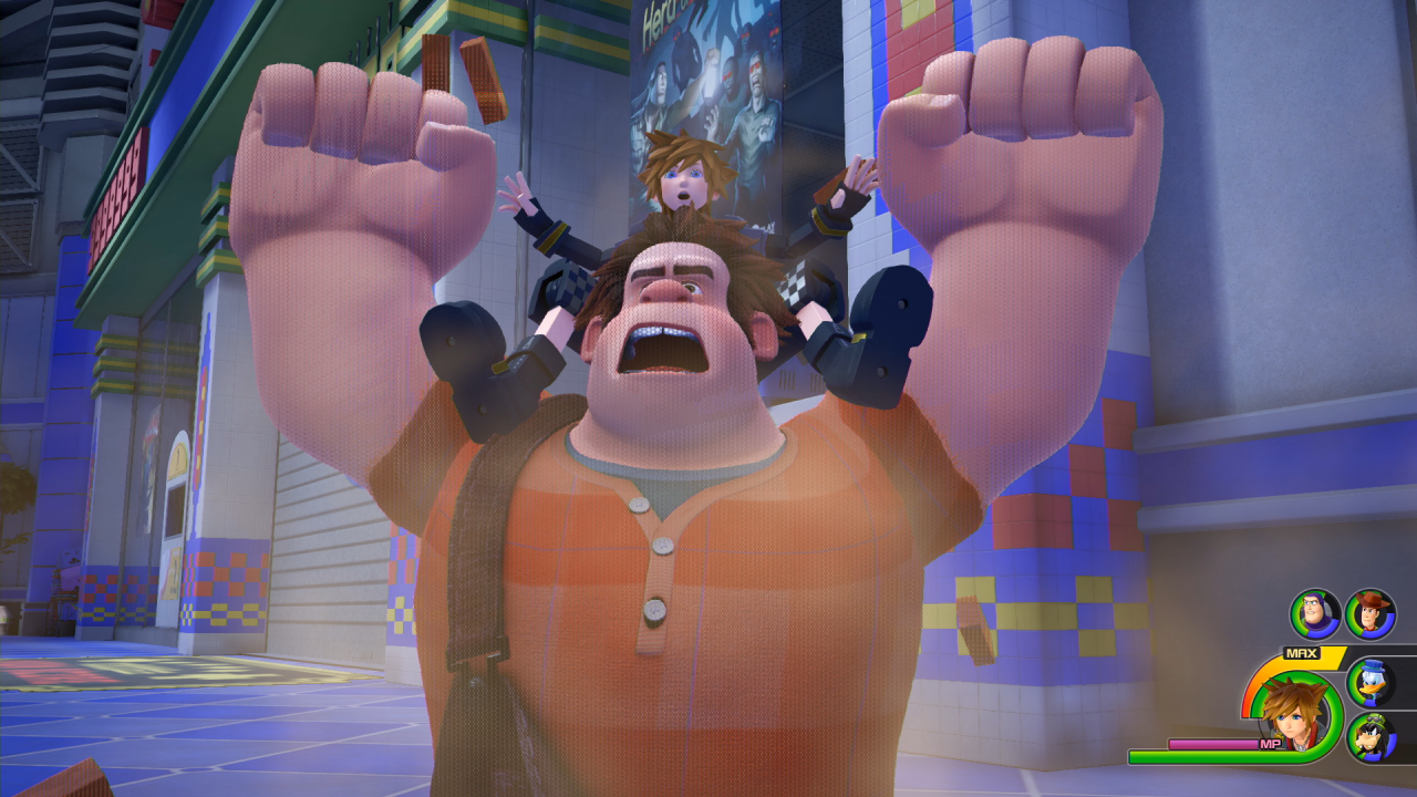 [18/05/2018] Wreck-it-Ralph ist mit von der Partie! - wenn auch nur als Beschwörung via Link. In seiner Gestalt können wit strategisch einige Blöcke platzieren und aus diesen heraus dann auf unsere Feinde ballern.