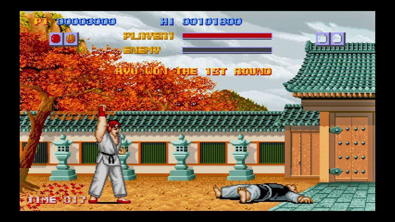 [29/05/2018] Selbstverständlich ist das originale Street Fighter aus Nostalgiegründen mit dabei, spielerisch zeigt es sich aber etwa so zeitgemäß wie ein Telefon mit Wählscheibe.