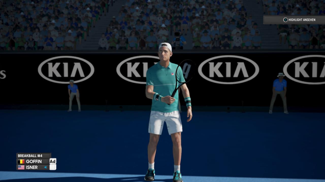 [08/06/2018] Aufschlag-Riese John Isner ist wesentlich besser getroffen, als bei Konkurrent Tennis World Tour.