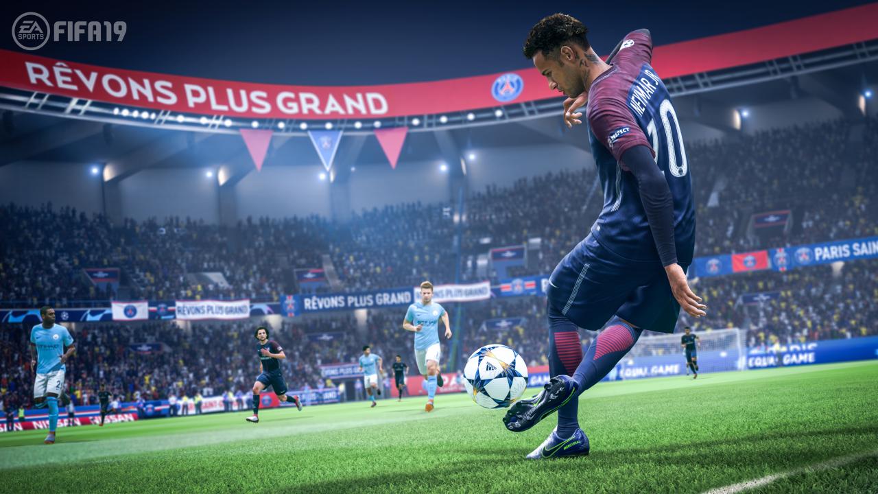 Neymar in FIFA 19. Der Fußballstar erhält einen Auftritt in The Journey: Season 3.