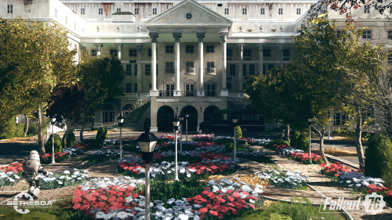 Das Whitespring Resort in Fallout 76 von Bethesda.
