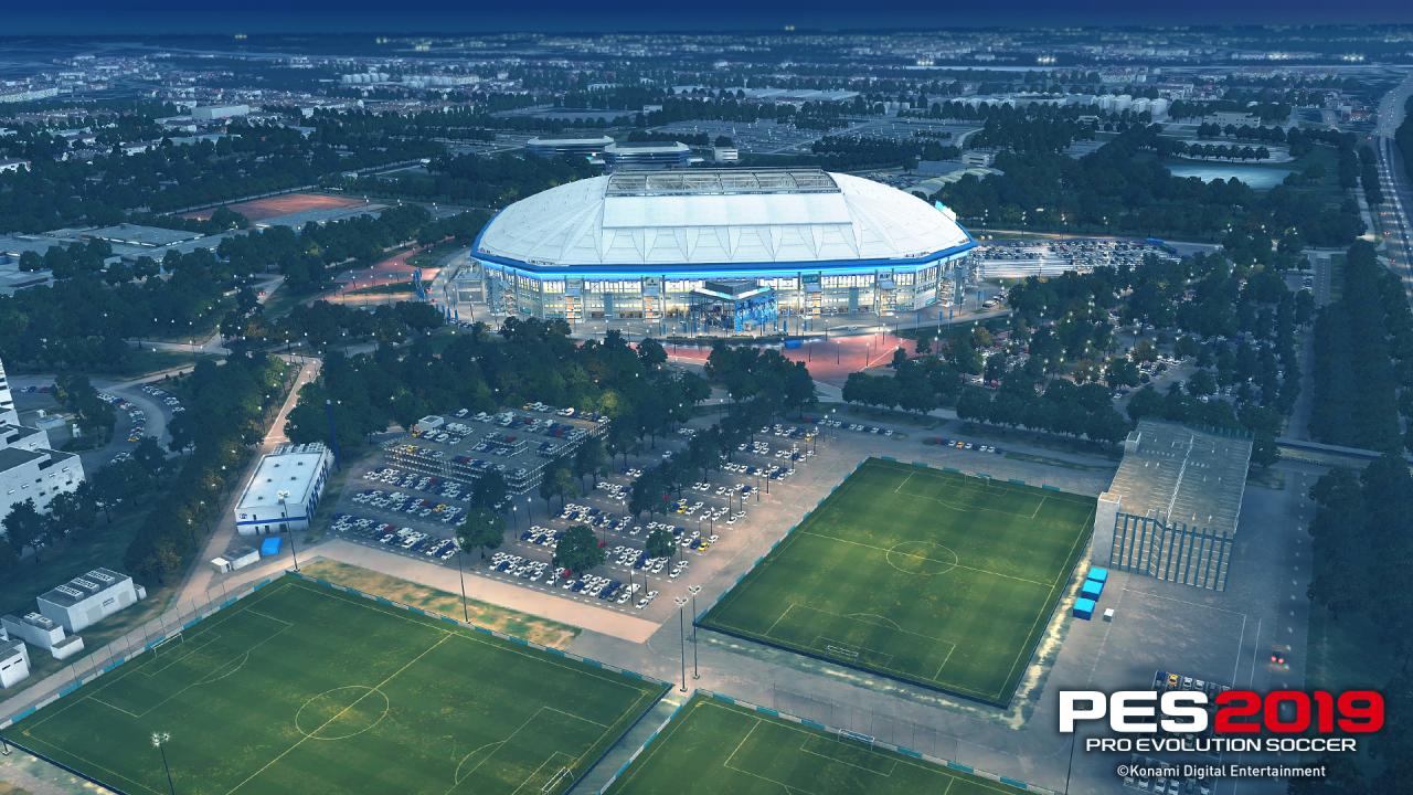 [26/07/2018] Die Spielstätten wie etwa Schalkes VELTINS-Arena sehen auch aus der Außenperspektive täuschend echt aus.
