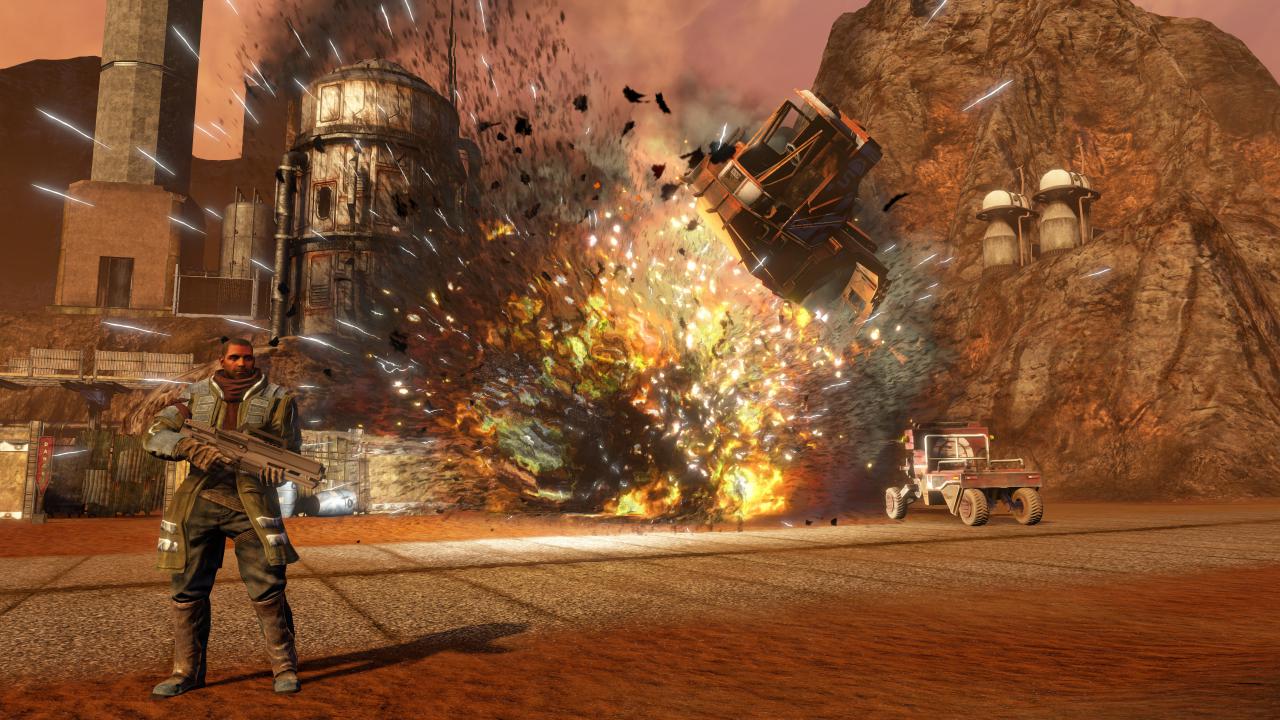 [04/07/2018] In der Welt von Red Faction Guerilla lassen sich beinahe alle Objekte und Gebäude in der Umgebung in ihre Kleinteile zerlegen.