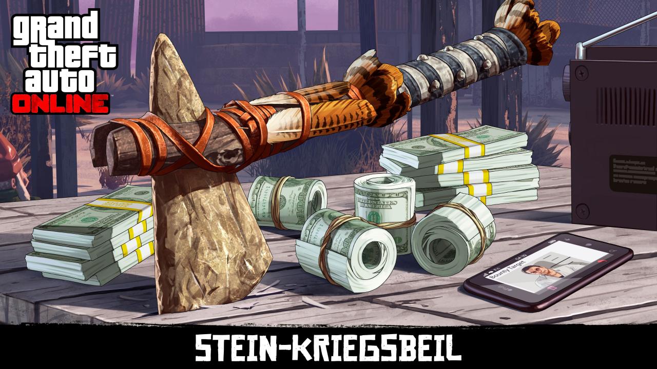 Das Kriegsbeil in GTA Online holen sich Spieler via Maudes Kopfgeld-Missionen.