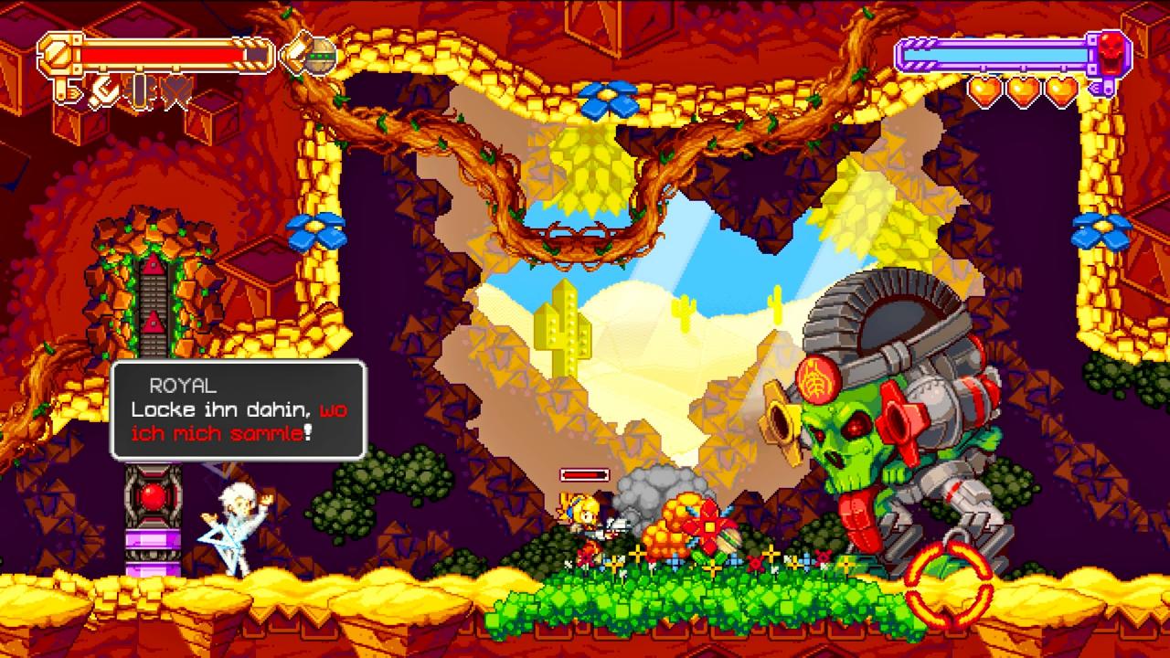 Die Obermotze in Iconoclasts sind zahlreich und durchweg ziemlich kreativ gestaltet, sodass sie sich sehr voneinander unterscheiden. 