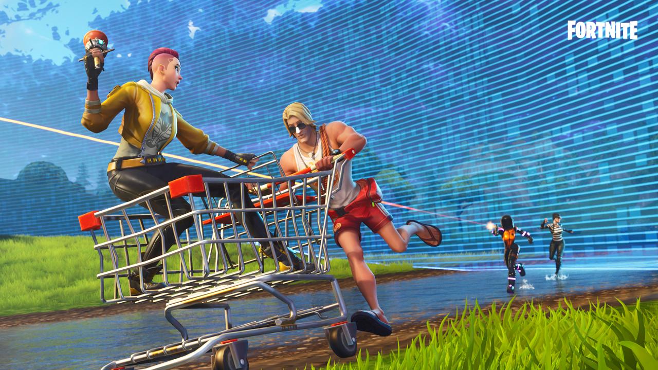 Artwork zum Battle Royale-Shooter Fortnite von Epic Games.