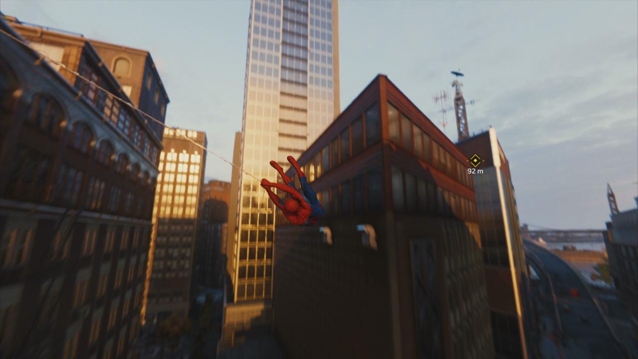 [04/09/2018] Die Fortbewegung durch die Stadt via Netzschwung ist absolut granios gelungen. Wir wollen keinen Open-World-Titel ohne die Mechanik mehr spielen!