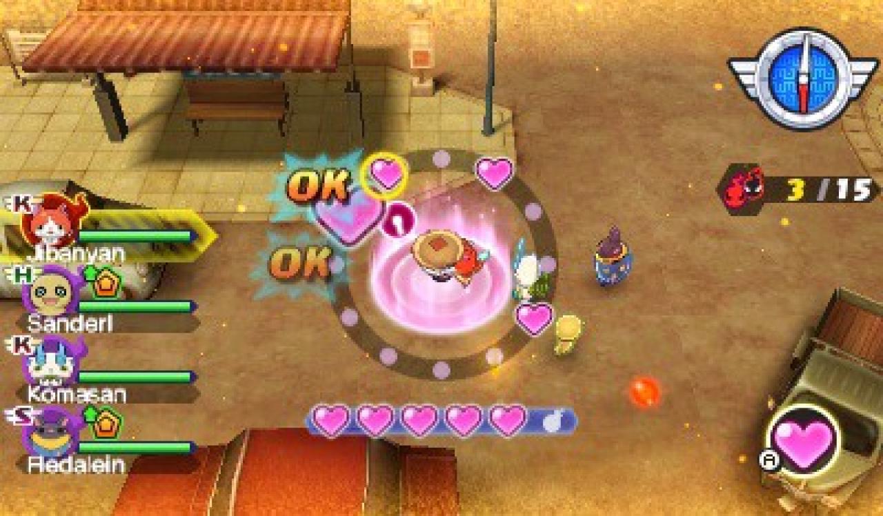 Manchmal habt ihr die Chance, besiegte Yo-kai in euer Blasters-Team aufzunehmen. Das damit verbundene, niedlich gestaltete Minispiel meistert man schnell.