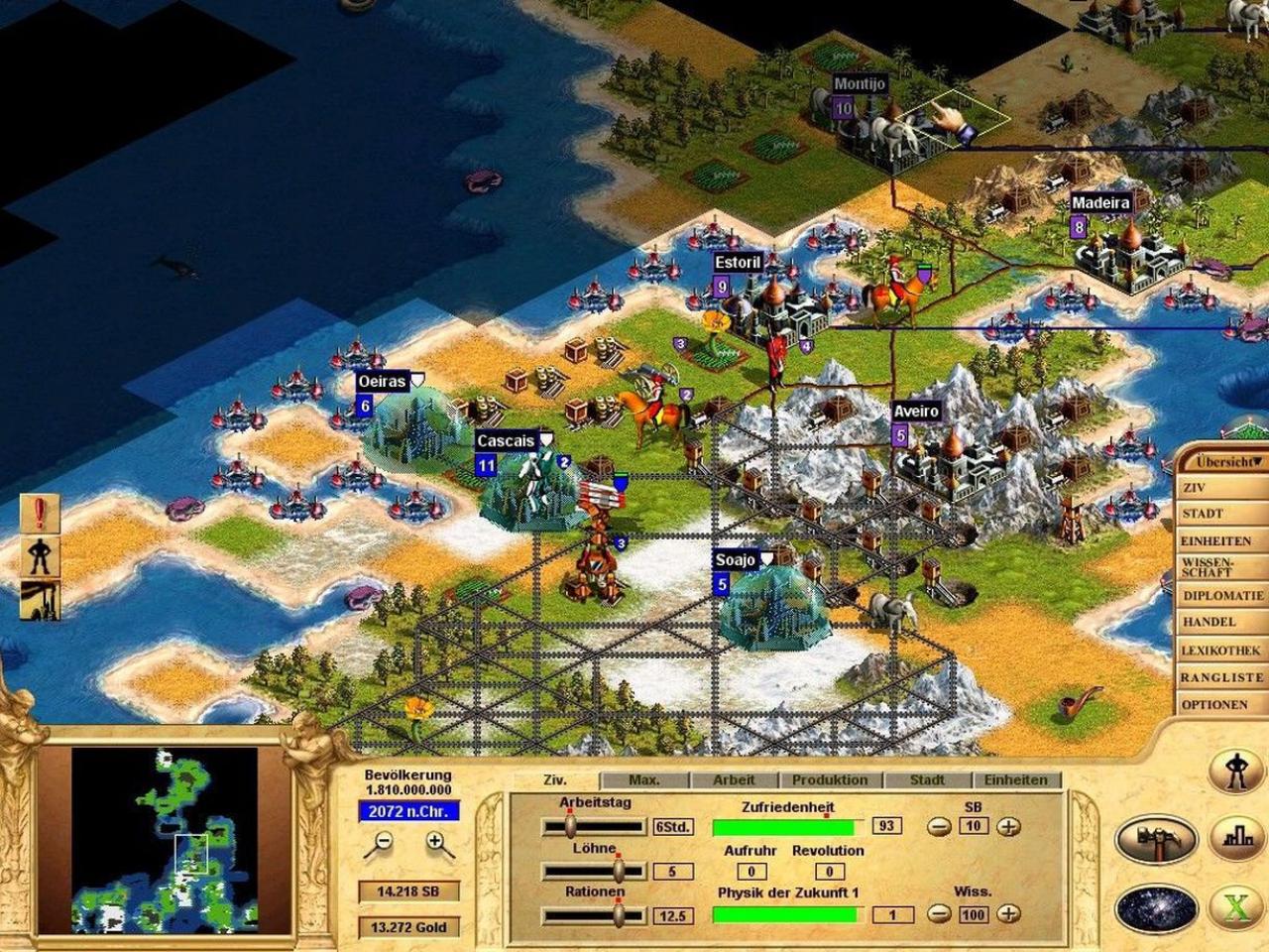 [03/10/2018] In Civilization: Call to Power (1999) führen wir eine menschliche Zivilisation von der Steinzeit bis ins Jahr 3000.&nbsp;