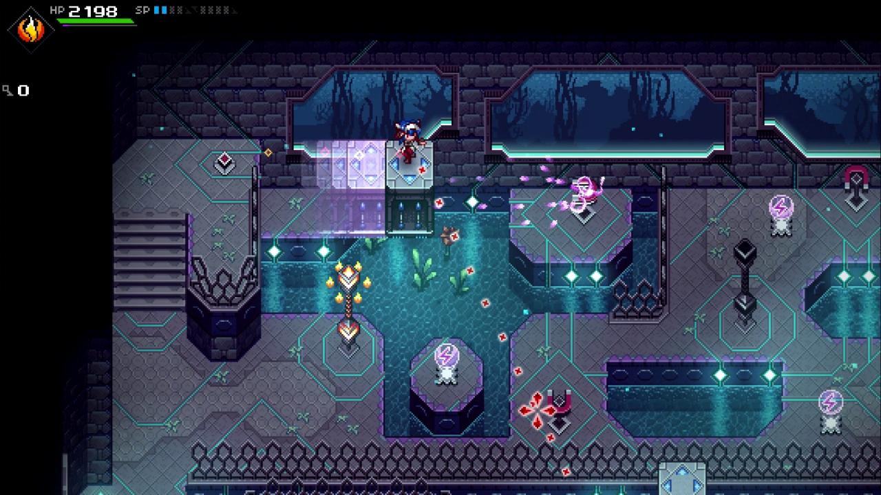Crosscode setzt auf einen Mix aus flotten Kämpfen und knackigen Puzzles, alles verpackt in schicke 16-Bit-Optik.