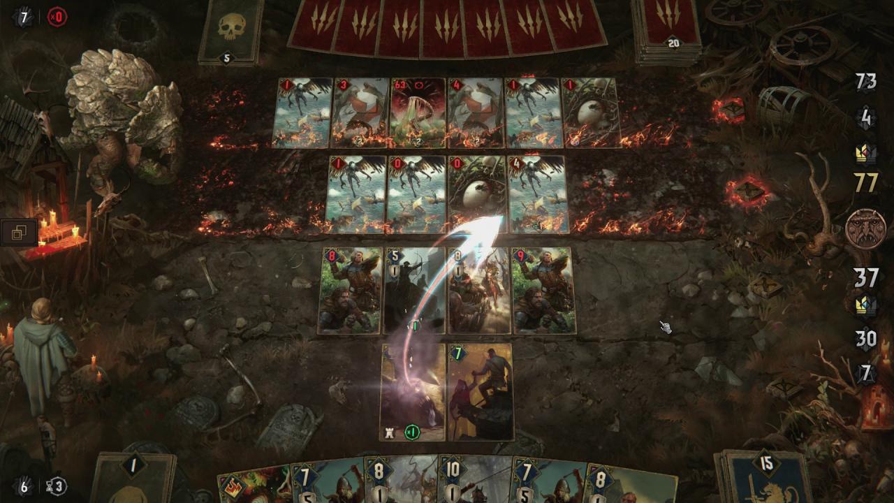 Kämpfe gegen Monster stehen in Thronebreaker an der Tagesordnung.
