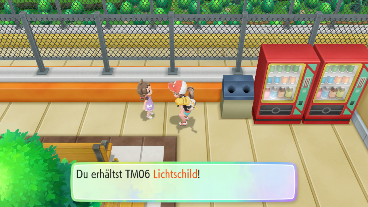 [16/11/2018] Wir spendieren diesem Mädchen ein Getränk und erhalten die TM06 Lichtschild