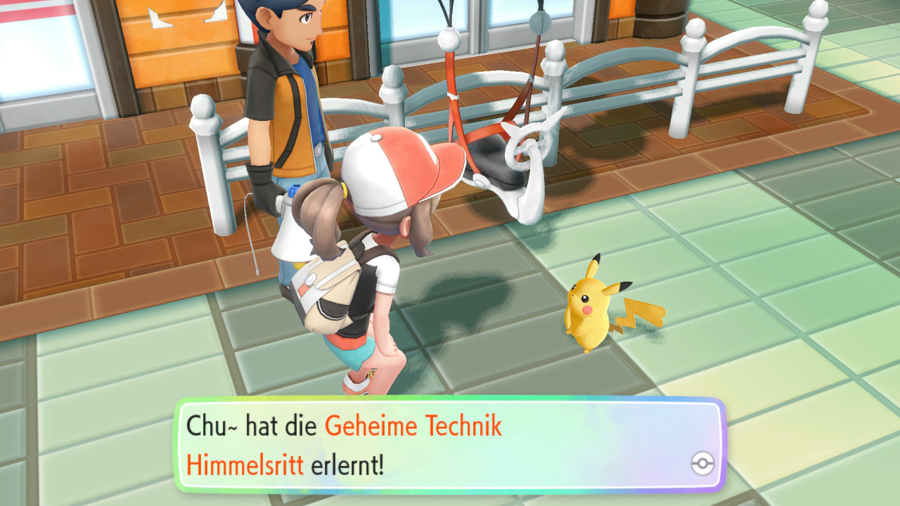 [19/11/2018] Unser Pikachu erlernt die Geheime Technik Himmelsritt.