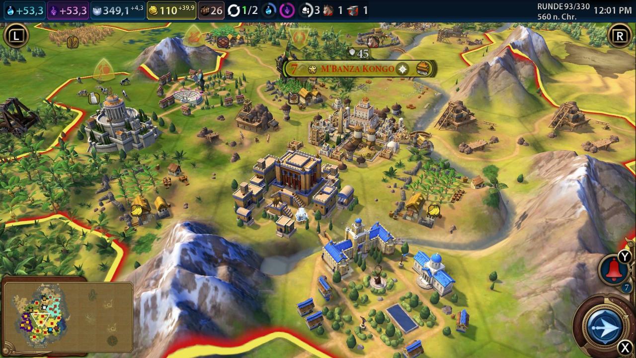 In Civilization 6 spiel Bauplatz eine zentrale Rolle, da die verschiedenen Stadtbezirke und Weltwunder nun direkt auf die Karte gebaut werden.