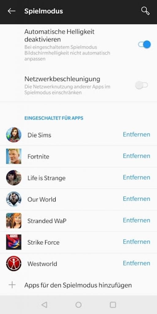 [30/11/2018] Das Oneplus 6T bietet wie mittlerweile viele Anbieter auch einen Spielmodus in den Einstellungen des Handys.