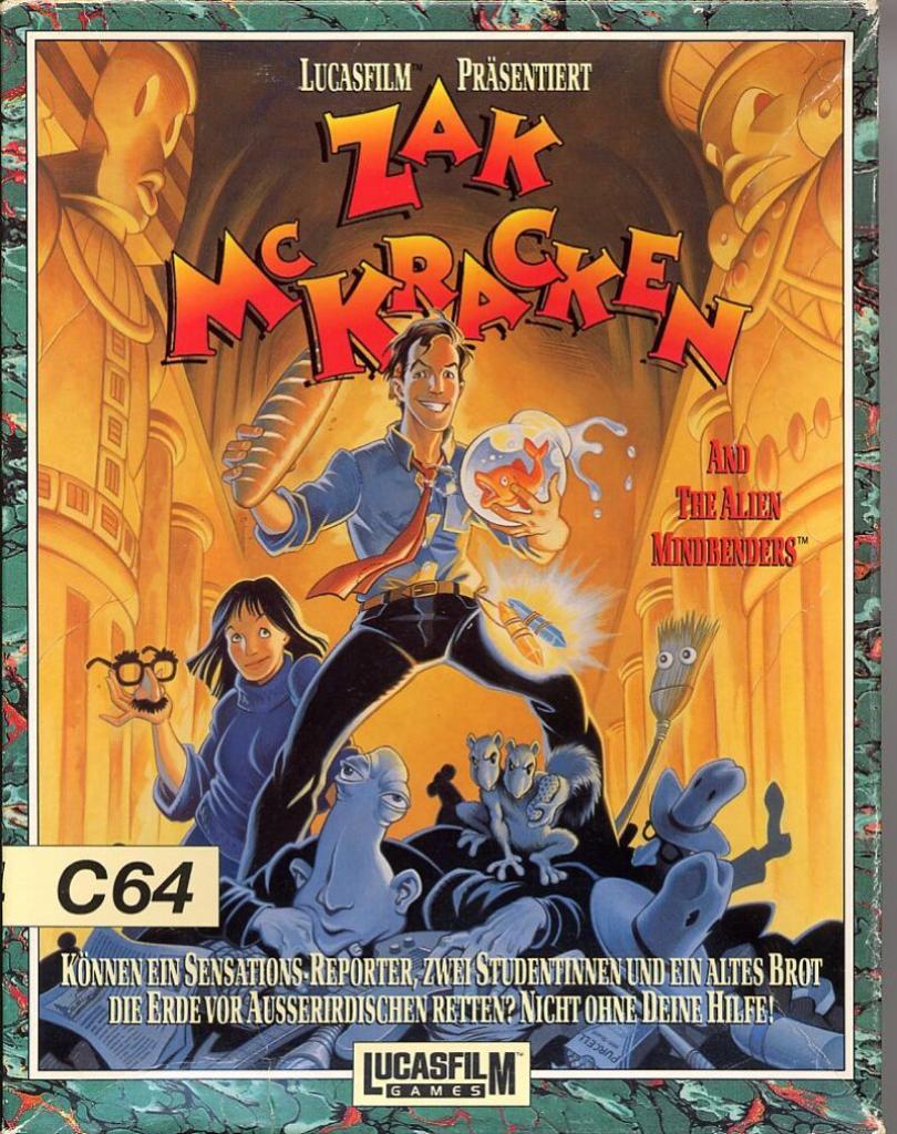 [13/12/2018] 1988 Zak McKracken and the Alien MindbendersSensationsreporter Zak McKracken ist Außerirdischen auf der Spur, die die Menschheit verdummen wollen. Das Spiel führt Zak quer über den Globus und sogar auf den Mars.