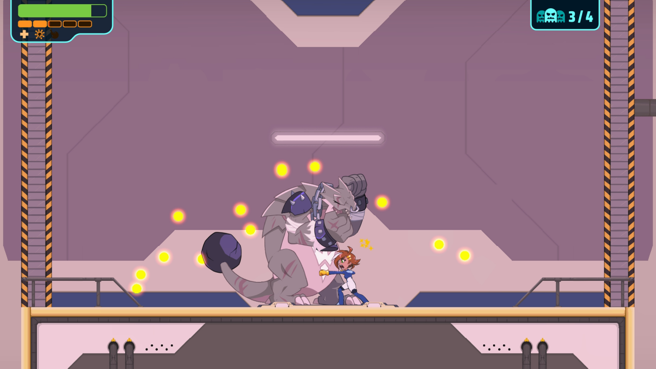 Hübsch geht anders: Inbesondere die Etappe Reptarria macht einen öden Eindruck. Die wenigen Gegnertypen mindern die Abwechslung im Spiel noch weiter. (Switch)