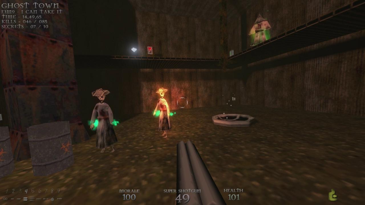 [11/01/2019] Explosive Fässer, Gegner auf mehreren Ebenen, Sprungplattformen, Power-Ups - Dusk vereint beliebte Elemente aus längst vergessenen Shooter-Tagen.