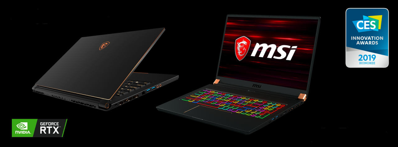 [15/01/2019] MSI GS65 und GS75