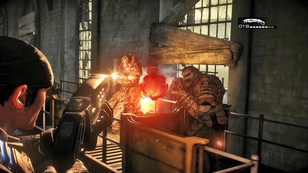 [01/02/2019] Einer der beliebtesten Titel auf der Xbox 360 und der Start eines sehr erfolgreichen Franchise: Gears of War (2006). Auf dem Bild seht ihr die Remaster-Version von 2016. Lange Zeit waren die ersten beiden Serienteile hierzulande indiziert.