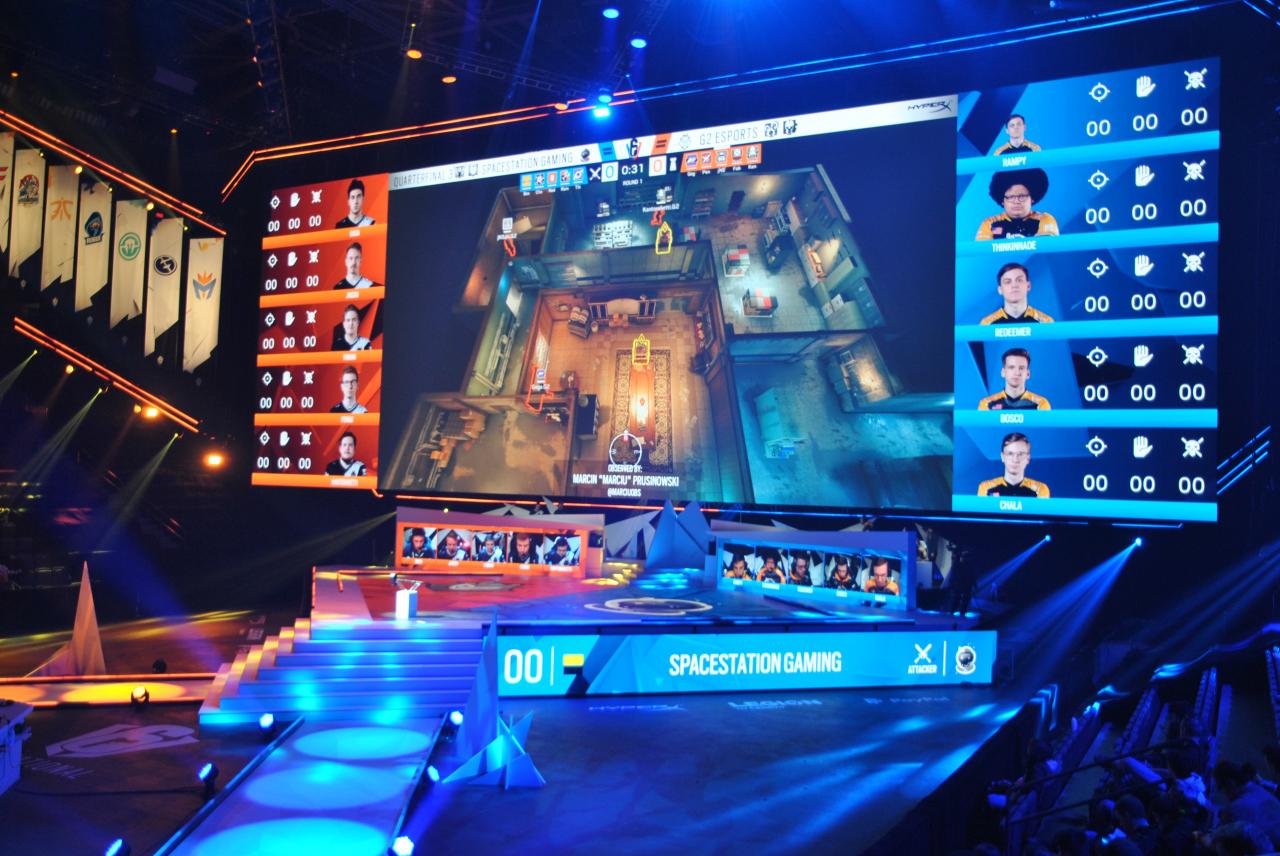 [28/02/2019] Der riesige Monitor auf dem Six Invitational 2019 war schon an sich ein echter Hingucker.