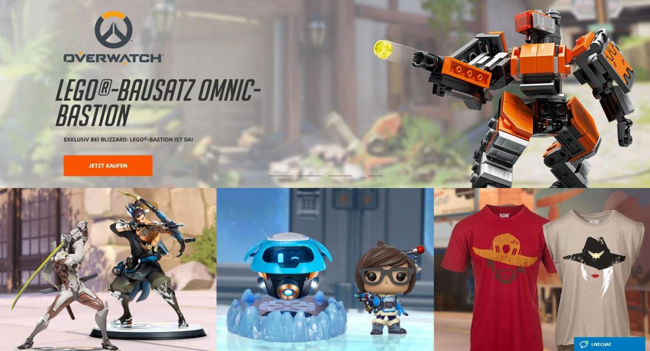 [15/02/2019] Die Startseite des Blizzard-Gear-Store