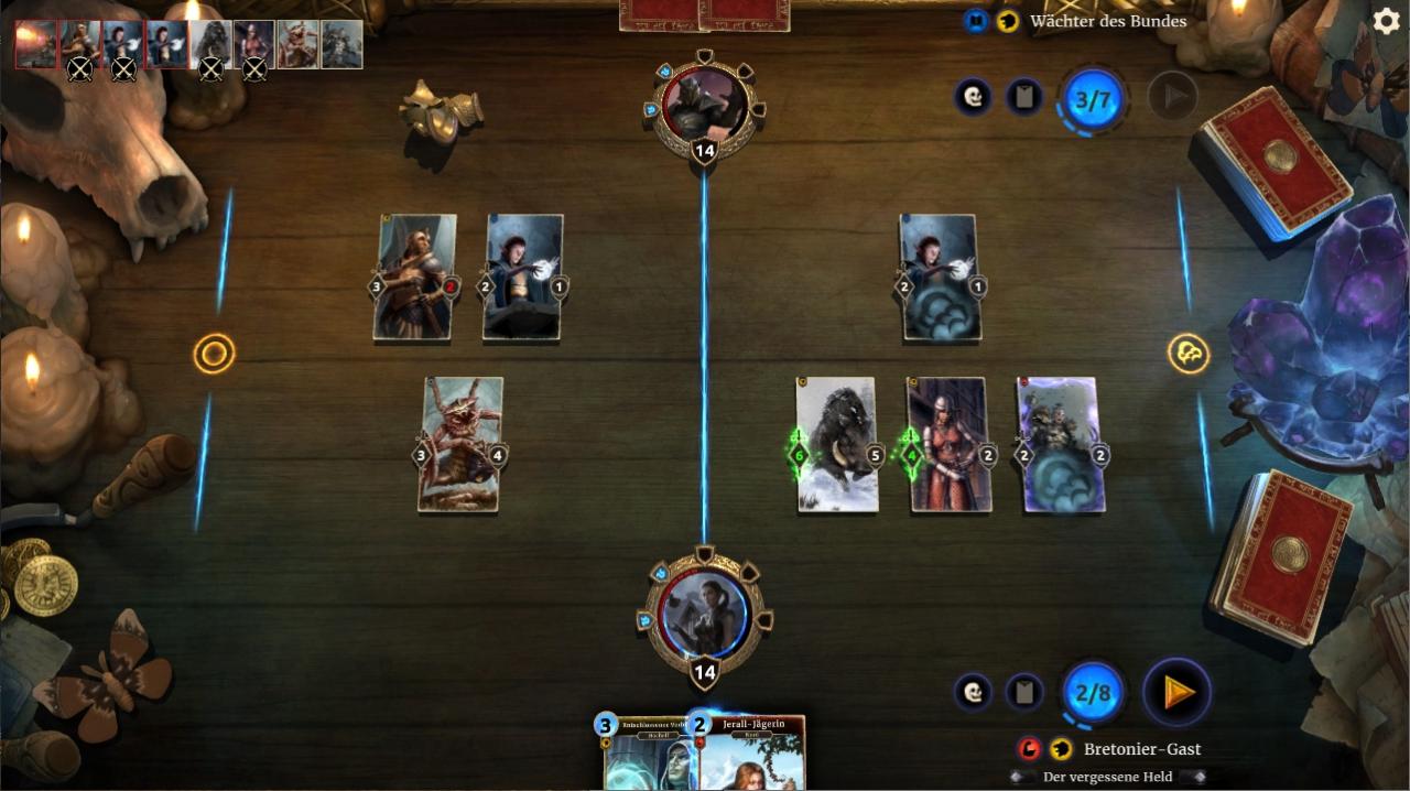 [29/03/2019] The Elder Scrolls: Legends tritt in die Fußstapfen von Hearthstone und möchte sich mit seinem zweigeteilten „Schlachtfeld“ vom Blizzard-Konkurrenten abheben. (1)