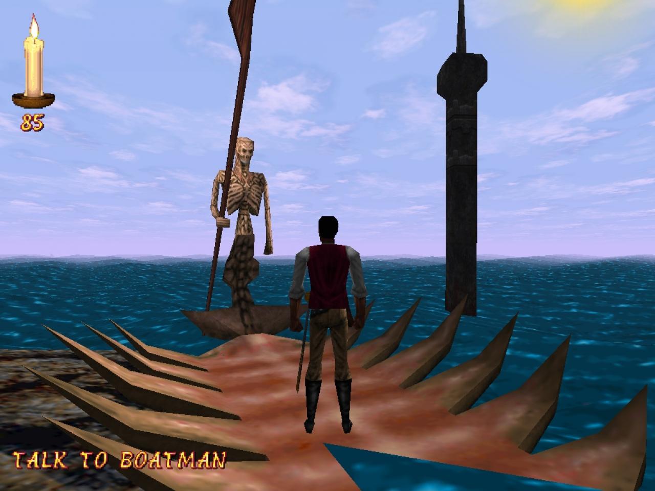 [29/03/2019] Dieser nette Geselle fährt uns in The Elder Scrolls Adventures: Redguard für ein paar Münzen zur Insel N'Gasta, auf der es nur so vor Gräben, Skeletten und Zombies wimmelt.