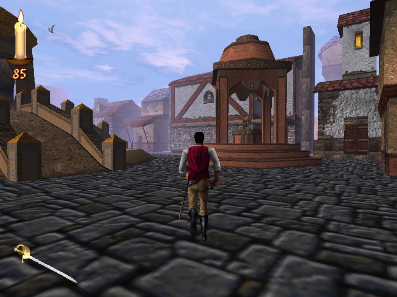 [29/03/2019] Die zentrale Stadt von Stros M'Kai, die ihr in The Elder Scrolls Adventures: Redguard erkundet, ist für ein 3D-Spiel aus dem Jahr 1998 erstaunlich detailliert.