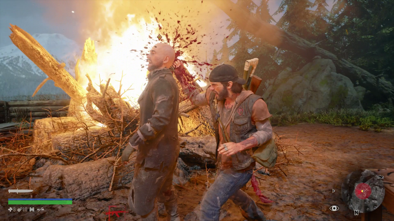 [25/04/2019] Das 18er-Siegel ist absolut verdient, denn gemäß seiner Endzeit-Zombie-Thematik ist Days Gone sehr brutal. Diese Exekution ist noch fast harmlos.