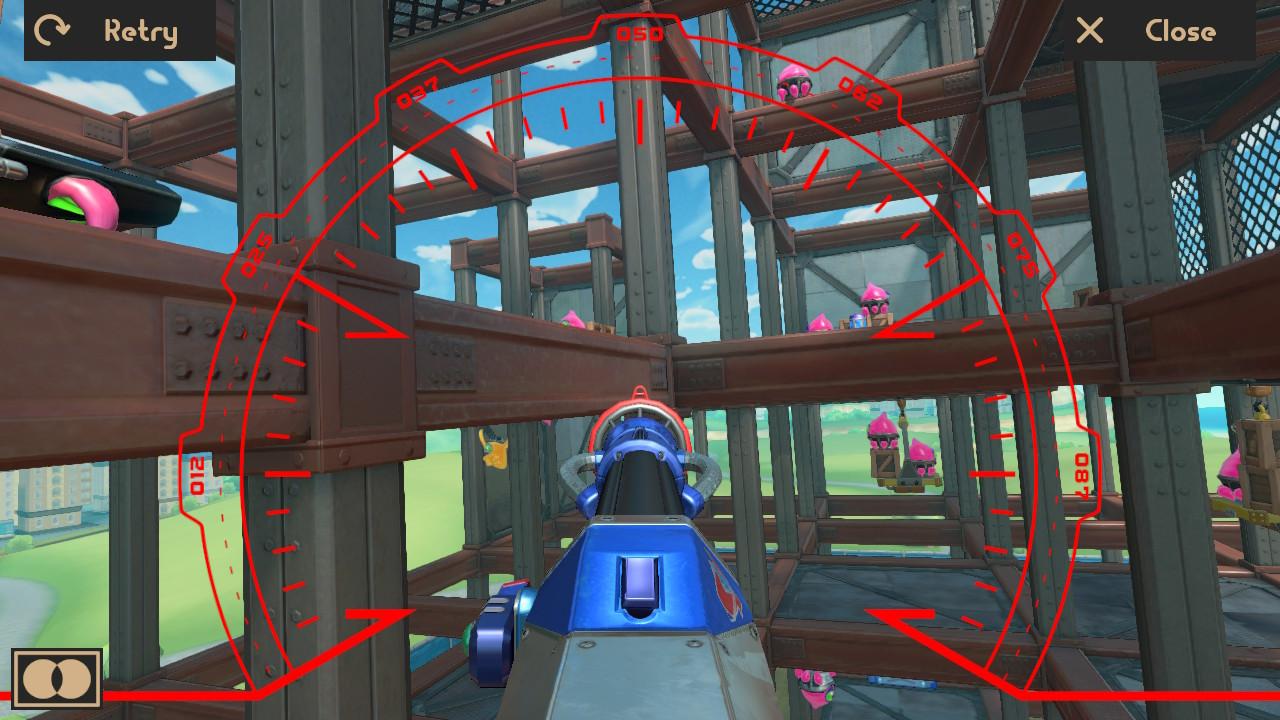 [11/04/2019] Mit dem Blaster gehen wir auf Alienjagd. Wie bei allen der Karton-Minispiele ist die Bewegungserkennung erstaunlich gut gelungen.