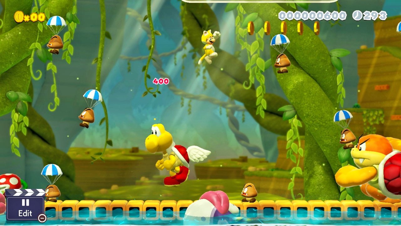 [31/05/2019] Der Super-Mario-3D-World-Stil in Super Mario Maker 2 bringt überraschend frischen Wind in den 2D-Alltag. Was wäre da erst mit eine eigens kreierten Optik möglich!