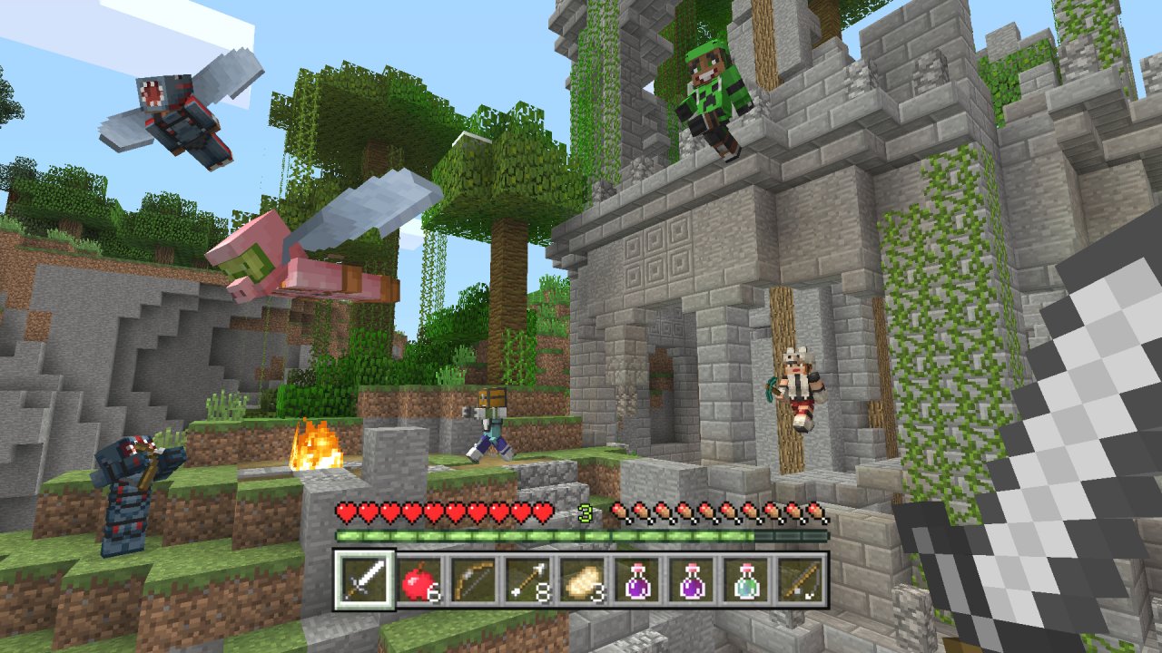 Spielszene aus Minecraft