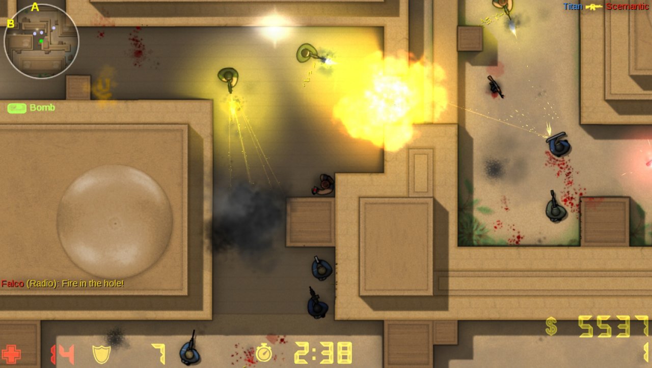 [28/06/2019] Counter-Strike funktioniert nur in 3D? Von wegen! Das komplett kostenlose, aus der Vogelperspektive dargestellte CS2D aus dem Jahr 2004 von Unreal Software orientiert sich stark an Counter-Strike 1.6 und bietet unter anderem alle Waffen des Originals.