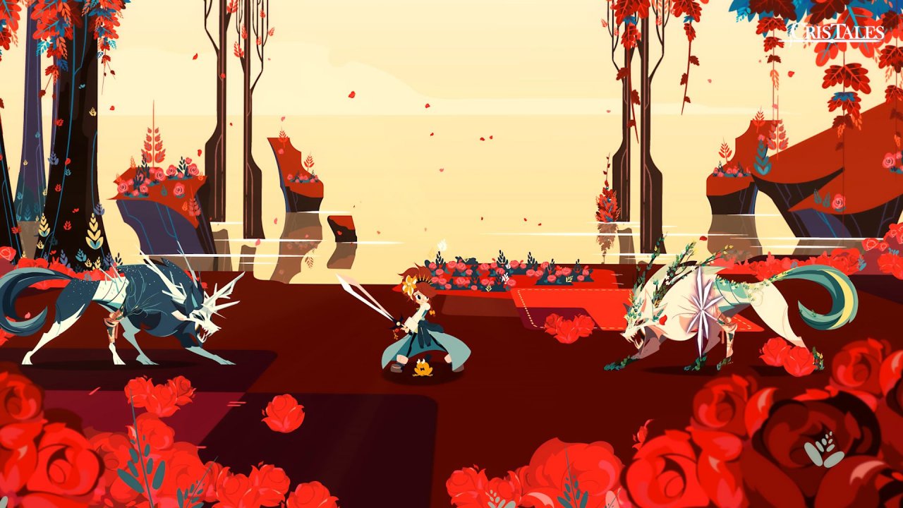 Gameplay-Szenen aus dem Indie-RPG Cris Tales