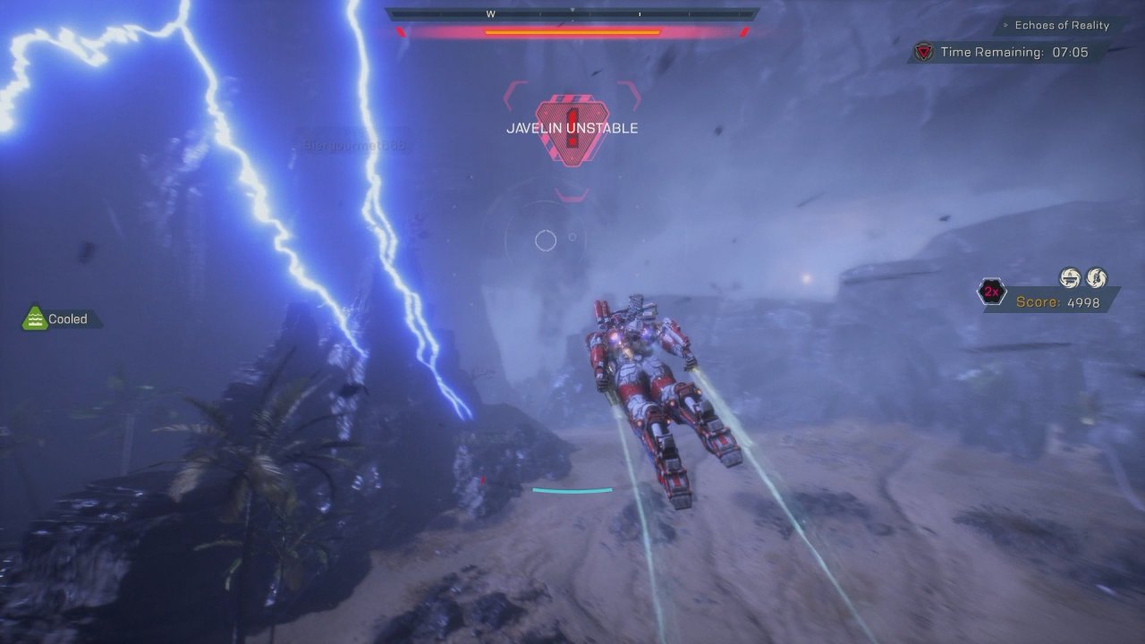 Nebel, Sturm, Blitze - der Cataclysm macht in Anthem mittlerweile ein ordentliche Figur.