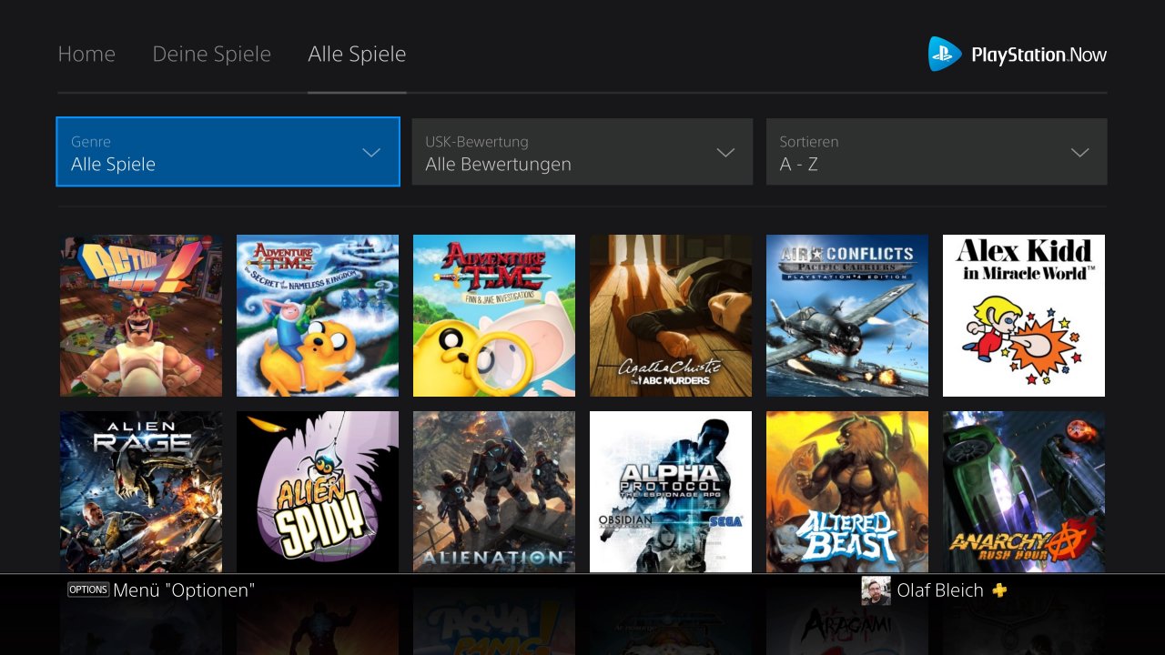 [18/07/2019] Der Streaming-Service PlayStation Now kostet rund 100 Euro pro Jahr und beinhaltet 600 Titel für PS2, PS3 und PS4. Der Dienst funktioniert auf Playstation 4 und Windows-PC