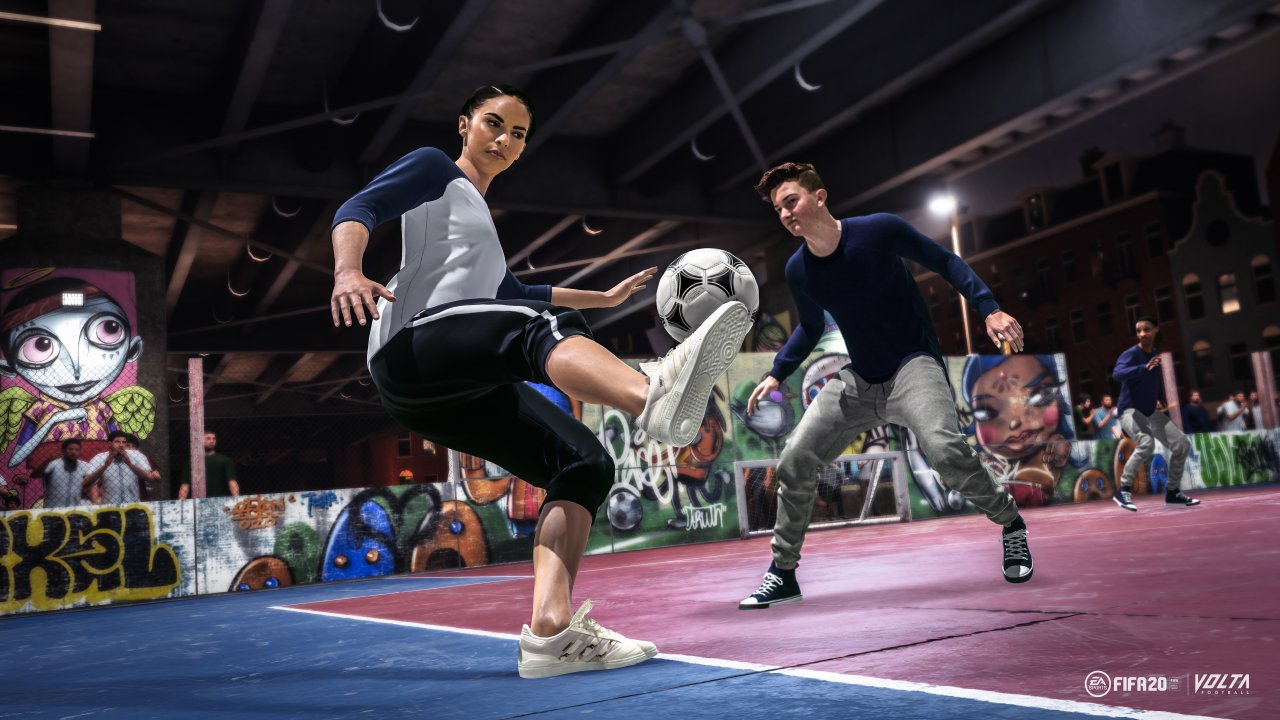 [19/07/2019] FIFA 20 erscheint am 20. September 2019 und führt behutsame Verbesserungen wie etwa Seitwärtsdribblings und neue Standards ein. Größte Innovation ist der an FIFA Street angelehnte Volta-Modus.