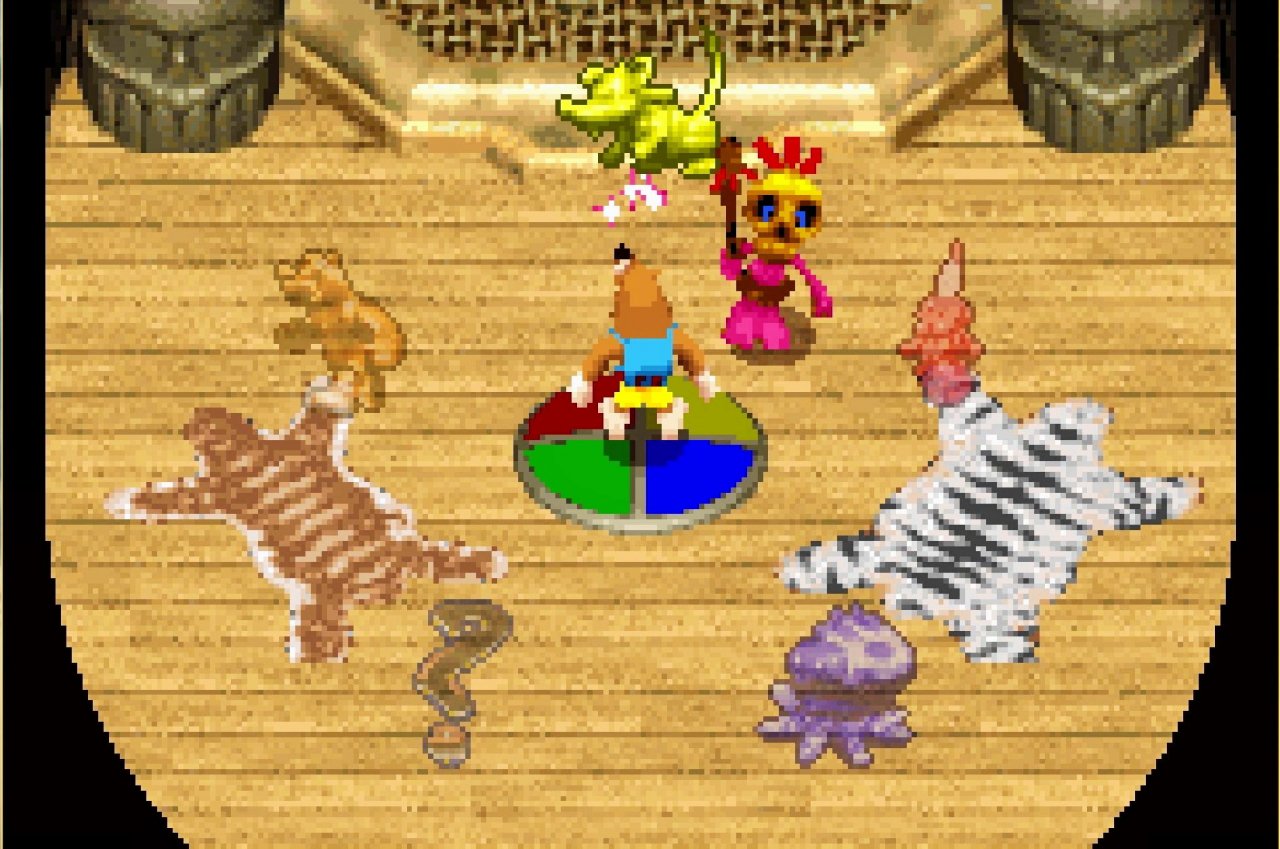 [09/08/2019] Anders als in den anderen Spielen sind unsere Verwandlungen nicht auf einzelne Levels beschränkt. Mumbo Jumbo kann uns in jedem Level in jede Form verhexen.