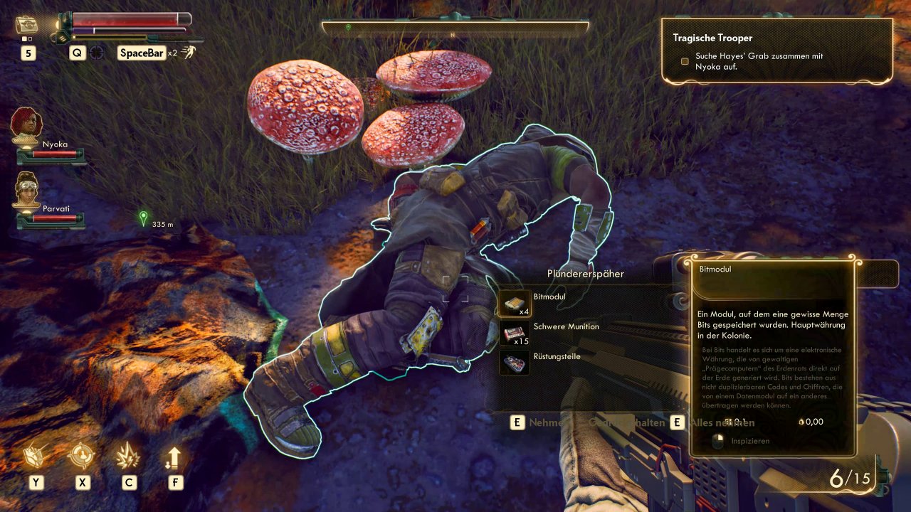 [02/08/2019] Besiegte Gegner dürfen wir wie in Fallout looten.&nbsp;