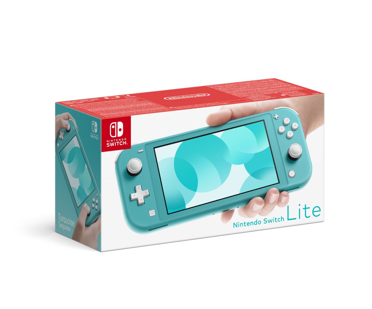 [17/09/2019] Die Nintendo Switch Lite in der Farbvariante türkis.