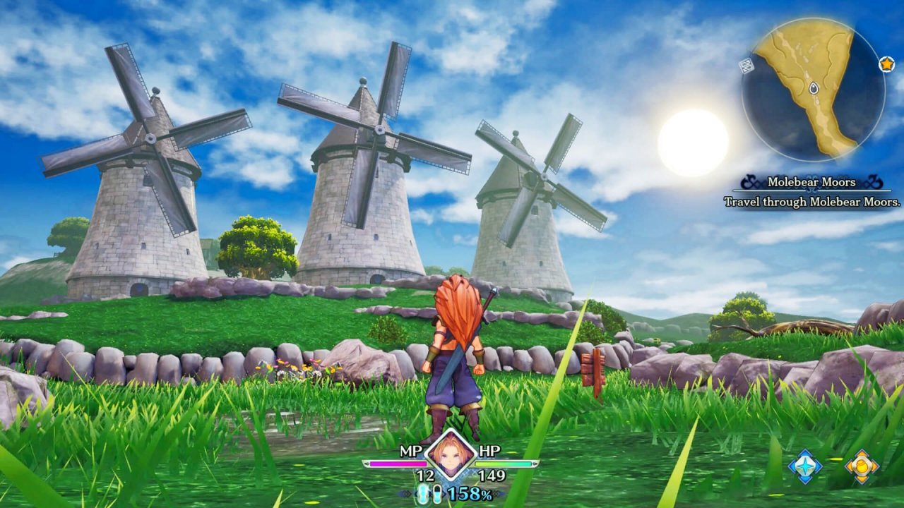 [04/10/2019] Statt in der altbekannten Iso-Draufsicht vieler SNES-Rollenspiele bewegt ihr euch im Remake aus der Third-Person-Perspektive durch dreidimensionale Welten.