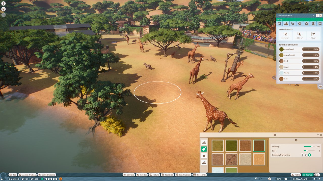[18/10/2019] Das im November 2019 erscheinende Planet Zoo verwandelt uns in einen Zoo-Besitzer. Wir kümmern uns also um den Aufbau der Gehege und müssen zugleich Zuschauer in die Anlage locken.