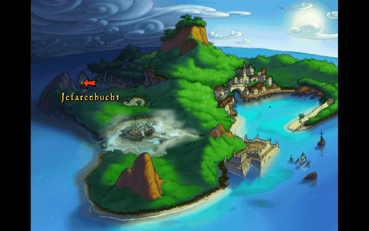 [18/10/2019] Blick auf Plunder Island: Wie in den Vorgängern steuert ihr die verschiedenen Inselschauplätze über eine Karte an. &nbsp;
