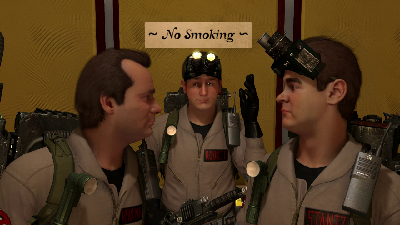 [08/11/2019] Man ist zwar mit den klassischen Ghostbusters unterwegs, spielt aber einen namenlosen Neuling, der Venkman und Co. bei der Geisterjagd unterstützt.