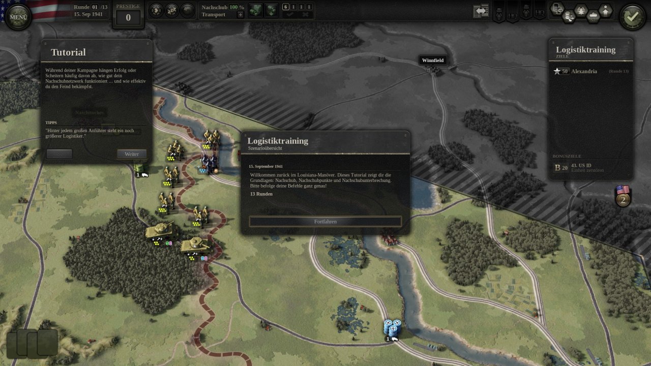 [25/11/2019] Im Tutorial lernen wir alle wichtigen Features von Unity of Command 2.