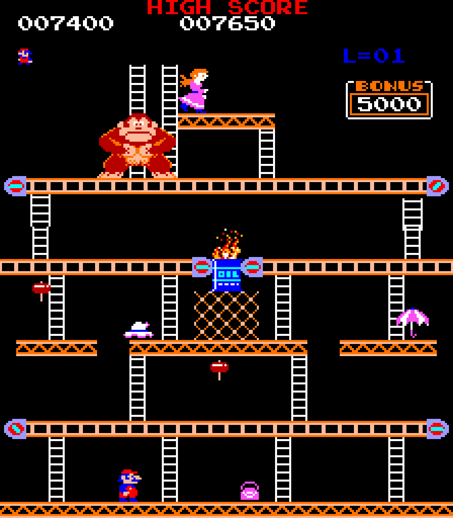 [07/02/2020] Der Arcade-Automat Donkey Kong aus dem Jahr 1981 legte den Grundstein für Miyamotos bis heute anhaltenden Erfolg.