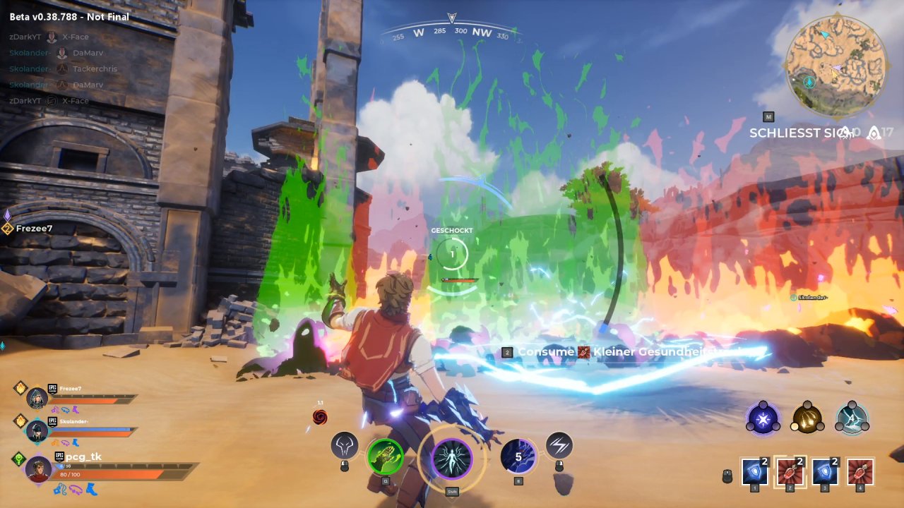 [30/04/2020] Die Kämpfe fallen durch die magischen Fähigkeiten sehr dynamisch aus.Wenn mehrere Squads aufeinandertreffen ist Action vorprogrammiert.