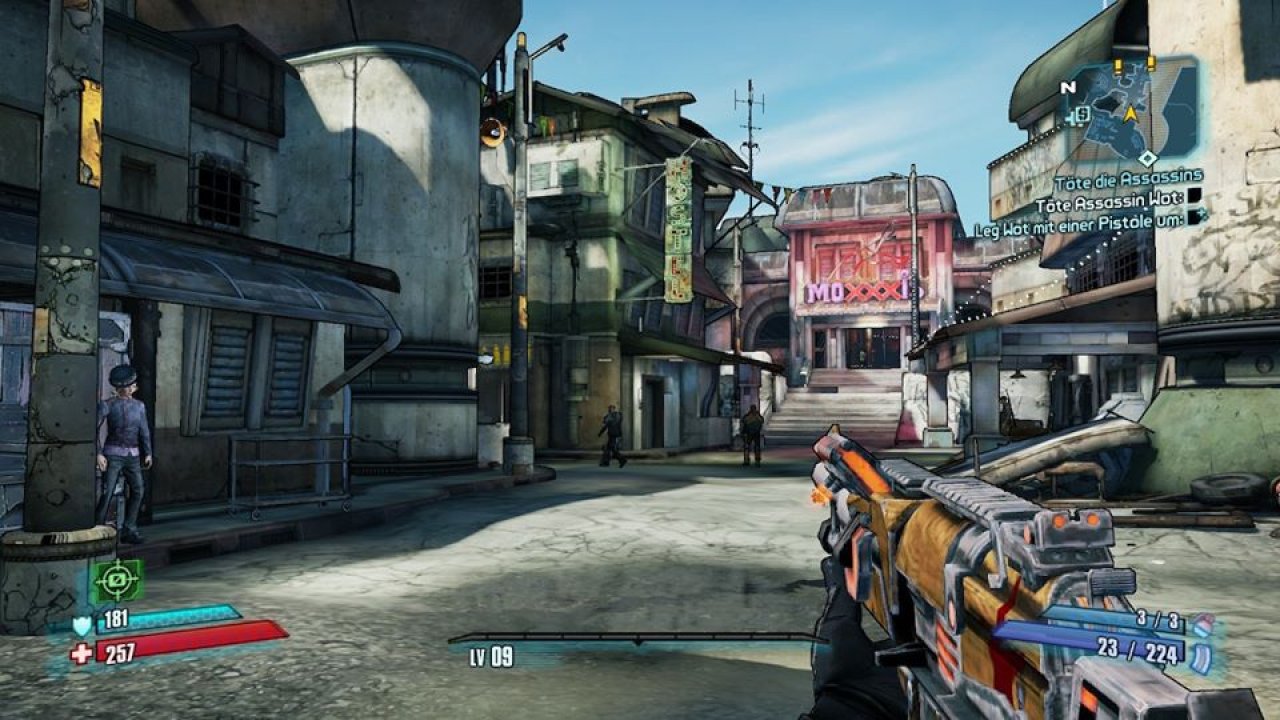 [30/05/2020] Sanctuary ist die Hub-Welt von Borderlands 2. In dieser tollen Stadt finden wir alles, was das Shooter-Herz begehrt, sogar eine Kneipe mit Glücksspiel.
